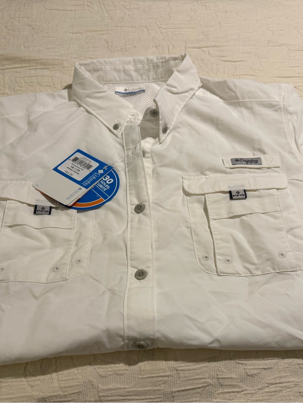 Columbia women’s  White Fishing Shirt Jacket